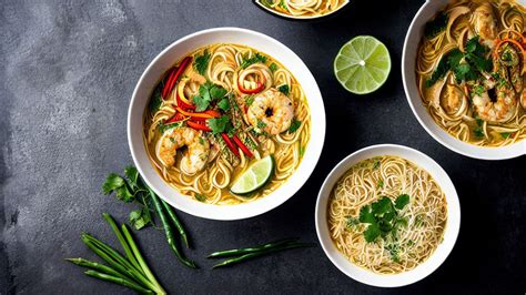  Laksa Johor: Uma Explosão de Sabores Picantes e Cremosos em um Caldo Envolvente!